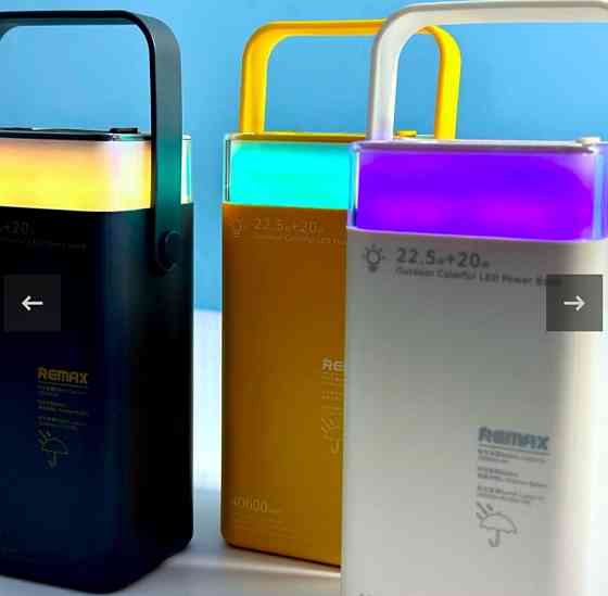 Повербанк Remax 40 000 мА, з захистом від вологи та швидкою зарядкою. Київ