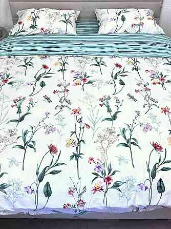 Ecotton Комплект постільної білизни Ecotton полуторний 150х215 см сатин білий (рис. 24307) Коломия