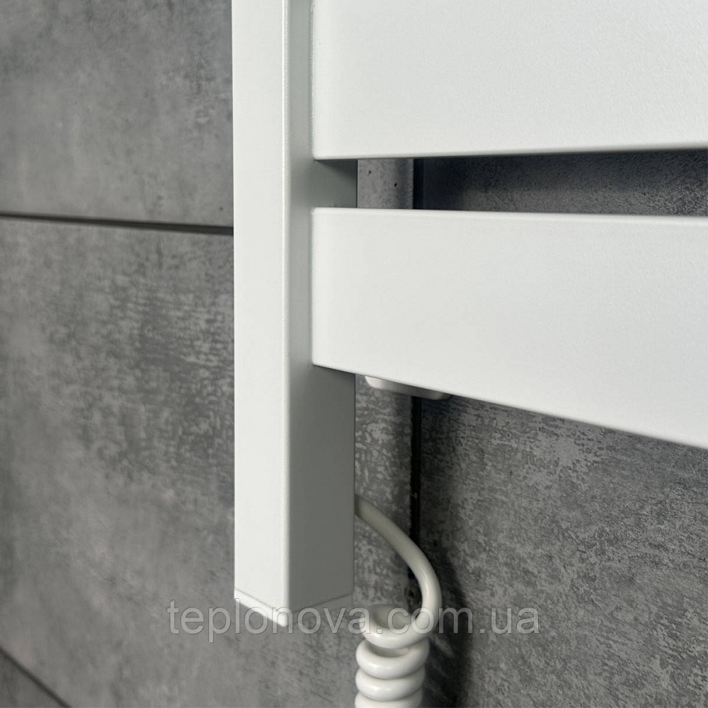 Электрическое полотенцесушитель NAVIN Largo 1100х500 Sensor с Wi-Fi, широкий левосторонний, белый бархат Черновцы - изображение 6