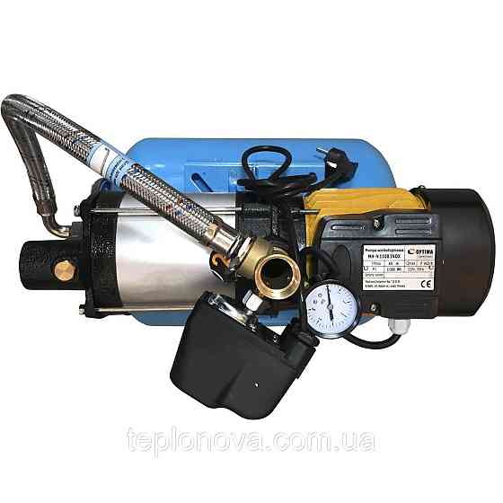 Насосна станція Optima MH-N1100 INOX-24 1,1 кВт багатостул неірж,колеса на ГРЕБОНКЕ Чернівці