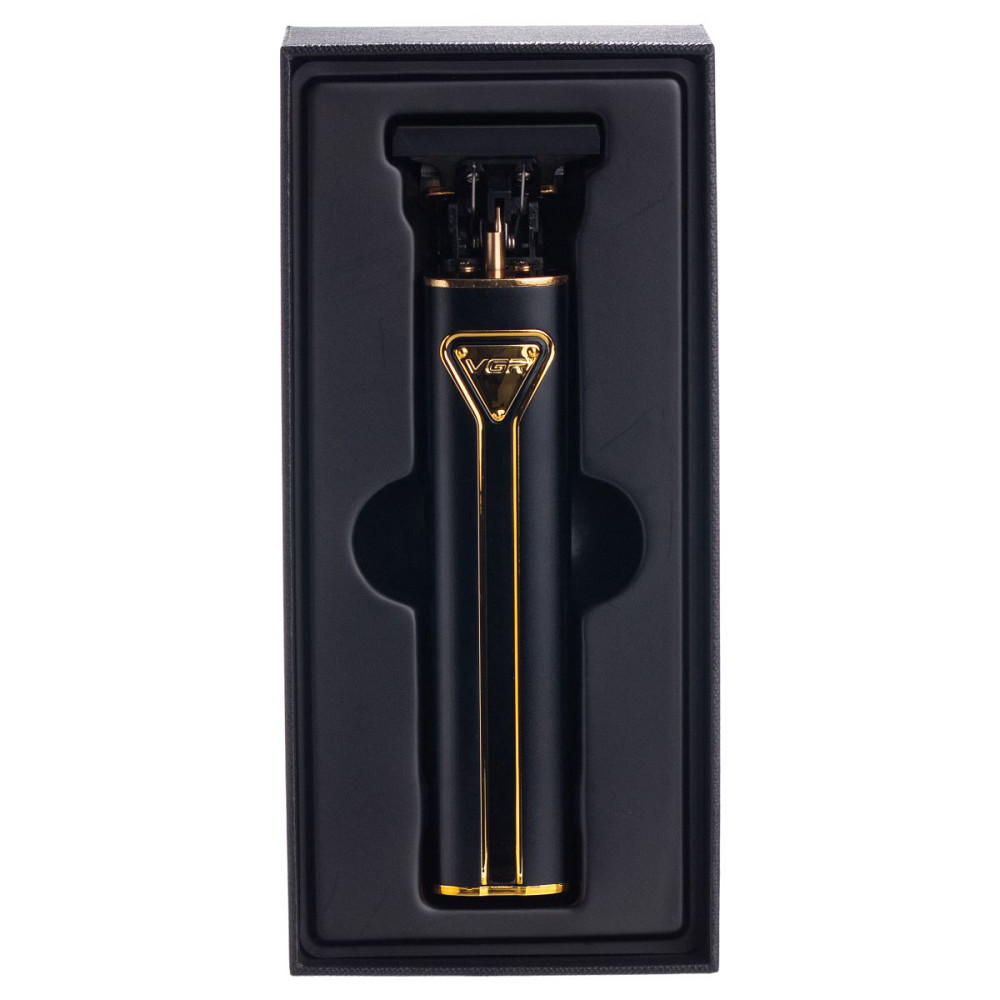 VGR Тример для стрижки волосся акумуляторний 4 насадки Чорний VGR V-009 Коломыя - изображение 8