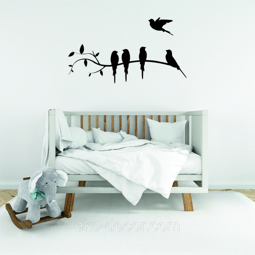Декоративное настенное Панно «Птички на ветке», Декор на стену Киев - изображение 7