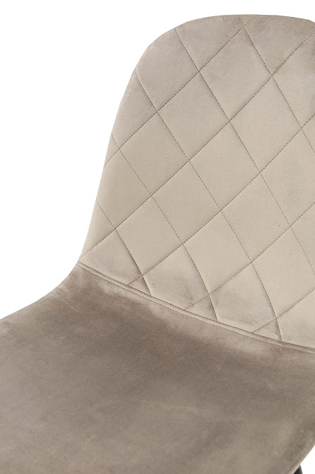 Стілець Ембер-L, чорний/ велюр бежевий Киев - изображение 6