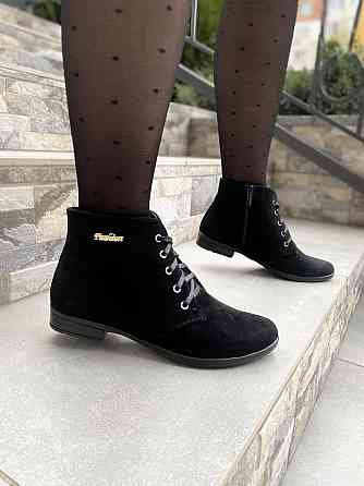 Черевики жіночі ARLETT чорні натуральна замша 37р.-24см 38р.-24.5см (1193) Коломия