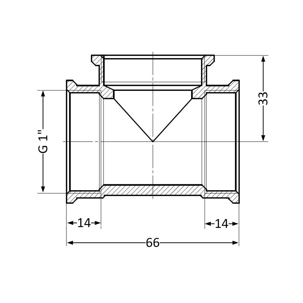 Тройник Thermo Alliance Standart 1