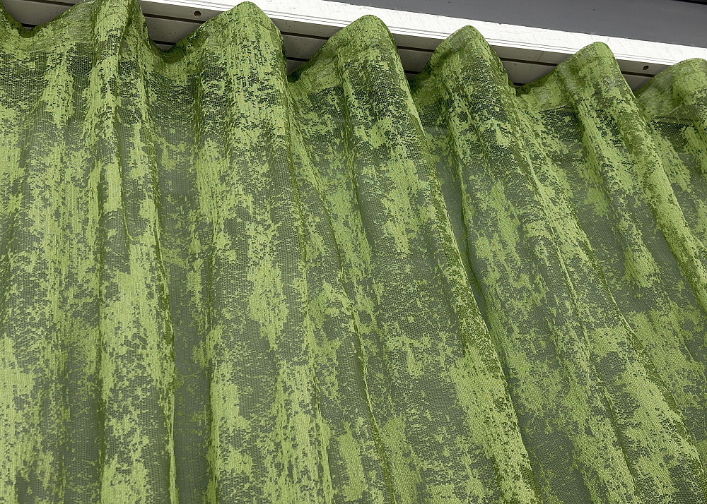 Тюль VR-Textil 1663т Мармур Al-1 Жакард Оливковий 350х260 см (42-0849) Київ - фото 7