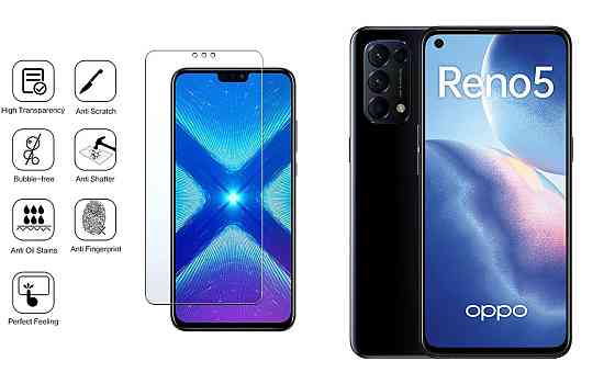 Защитное стекло NeoGlass для Oppo Reno 5 – ультрапрозрачное и устойчивое Киев