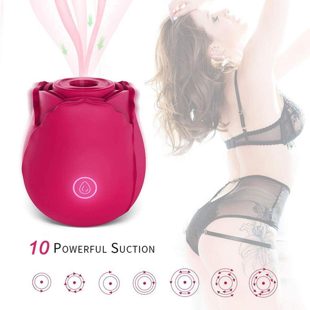 Вакуумный стимулятор - Rose Massager Sex Aura Киев - изображение 6