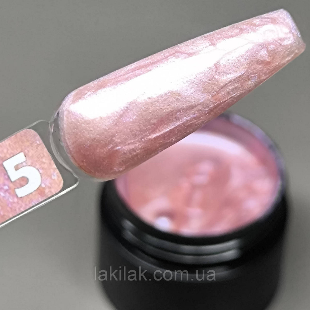 Гель для декору Mi OMGel №5 (темно-рожевий з синім шимером) 15мл Херсон - изображение 1