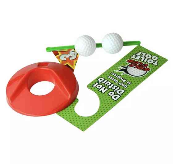 Мини гольф для туалета, отличный подарок для друзей или сотрудников, для тех кто любит посидеть в туалете. Киев