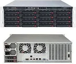 Сервер Supermicro SuperServer 6039P-E1CR16L - LGA 3647 Intel® Xeon® 10.4 GT/s DDR4-SDRAM 2048 GB 512 (SSG6039PE1CR16L) Київ - фото 1