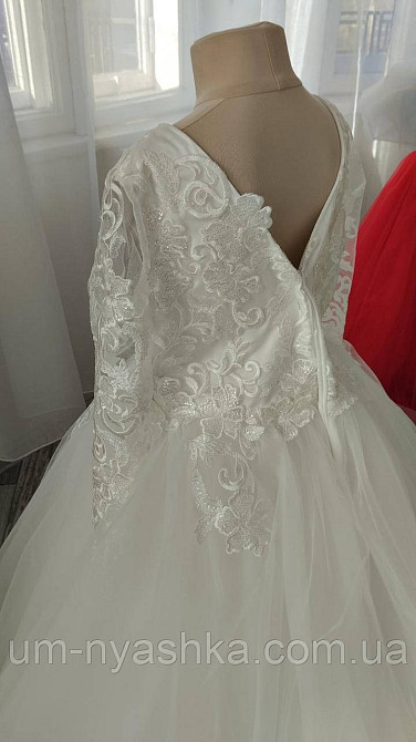 Длинное белое платье на рост 134-152 Кривой Рог - изображение 5