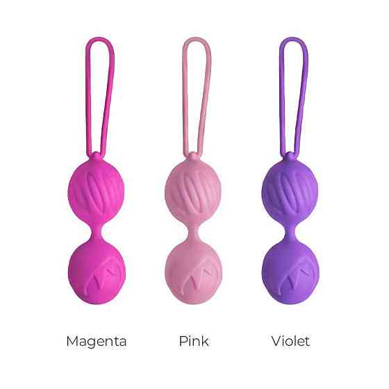 Вагинальные шарики Adrien Lastic Geisha Lastic Balls Mini Magenta (S), диаметр 3,4см, вес 85гр Sex Aura Киев