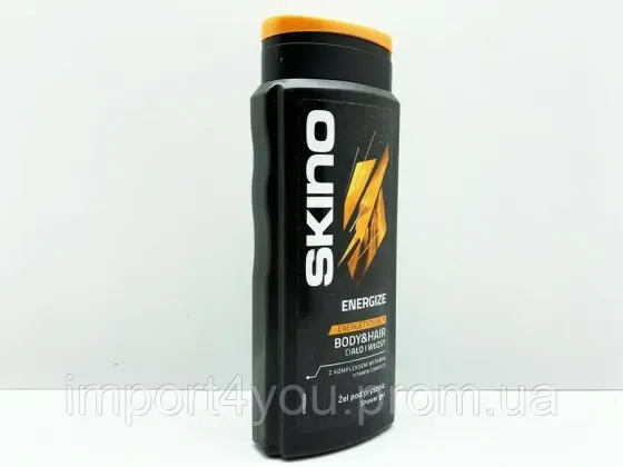 Гель для душу 3в1 із вітамінним комплексом Skino Energize 400 мл Харків