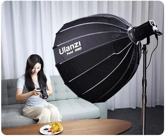 Cофтбокс параболічний 90см стільники Bowens Ulanzi L055 Київ - фото 4