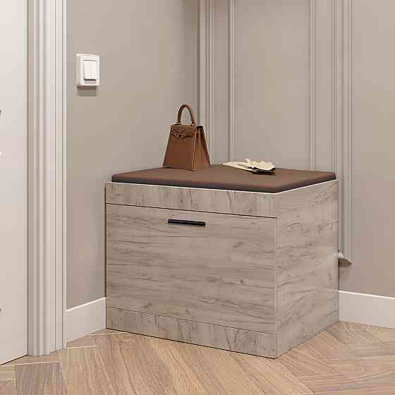 Тумба для обуви Эверест Соната ТО-600 60х38х45 дуб крафт белый (DTM-2723) Львов