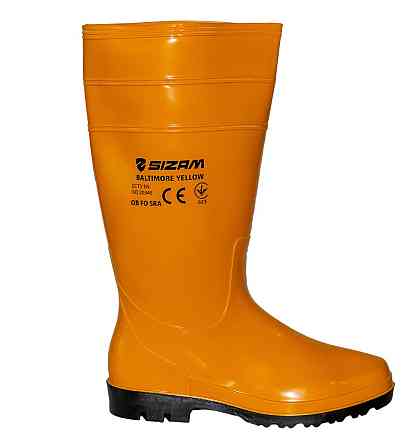 Sizam чоботи робочі захисні з ПВХ, розмір 43, Baltimore Light Yellow 36334 Рівне