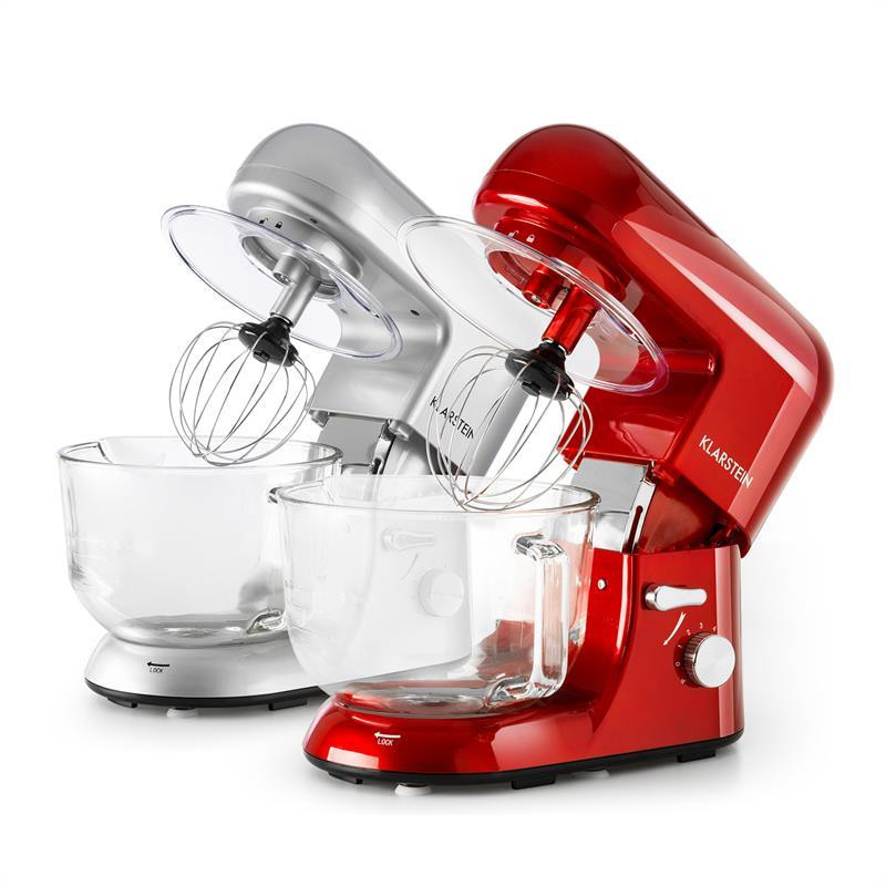 Кухонний комбайн Bella Rossa 2G 1300 Вт 6-швидкісна планетарна система змішування Червоний (Німеччина, читати Рівне - фото 9