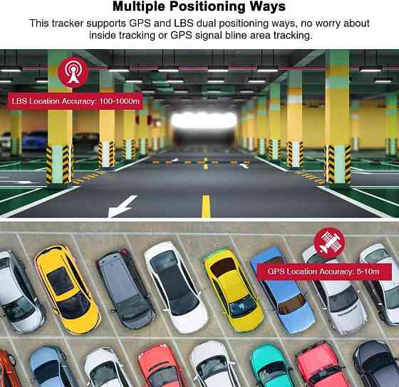 GPS міні трекер 4G з магнітним кріпленням, акумулятор 1500 mAh відстеження авто/багажу через додаток антикрадій портативний TKMARS Київ