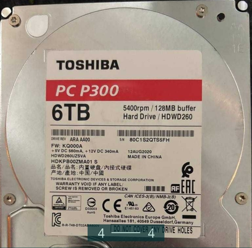 Жесткие Диски TOSHIBA на 6 та 14 ТВ. Київ - фото 1
