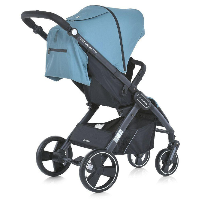 Коляска дитяча EL CAMINO DYNAMIC PRO Arctic прогулянкова з чохлом та дощовиком М'ятна (ME 1053-3) Чернігів - фото 7