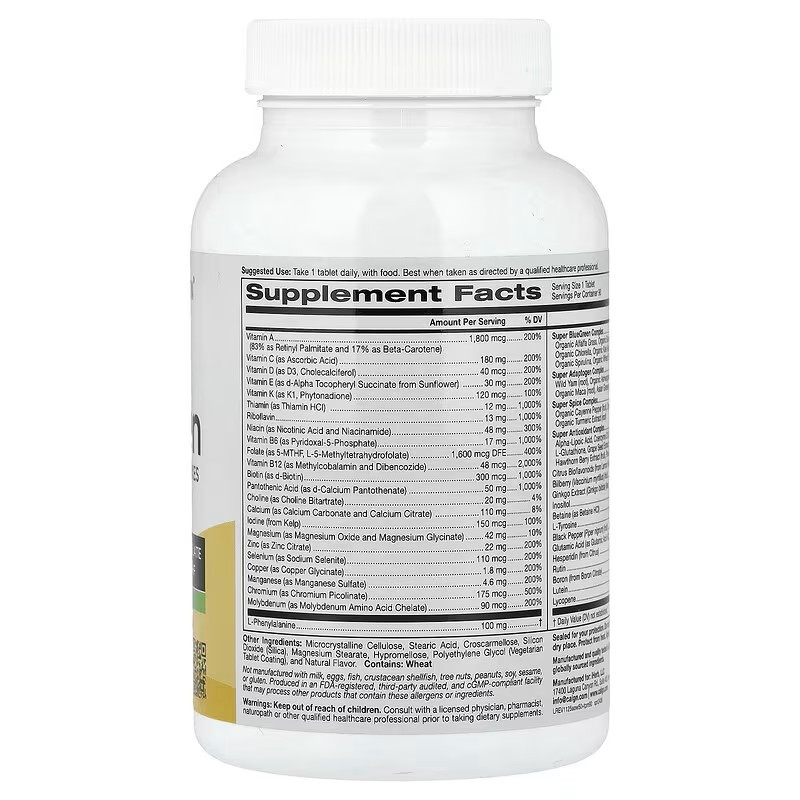 SimplyOne®, 50+ Women Multivitamin + Super Complexes with Vitamin A, Vitamin C, Minerals 90 Tablets Луцк - изображение 2