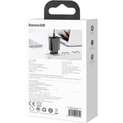 Зарядное устройство Baseus Speed Mini Quick Charger Black (CCFS-SN01) Винница - изображение 10