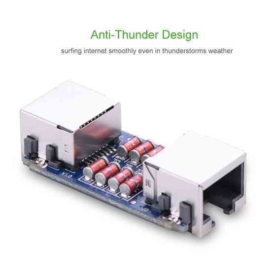 Захисний Ethernet-адаптер від грози Ugreen RJ45 NW116 20391 (Білий) Николаев