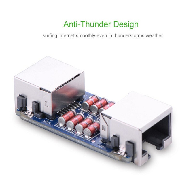 Захисний Ethernet-адаптер від грози Ugreen RJ45 NW116 20391 (Білий) Николаев - изображение 5