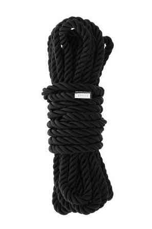 Мотузка для бондажа BLAZE DELUXE BONDAGE ROPE 5M BLACK Sex Aura Київ