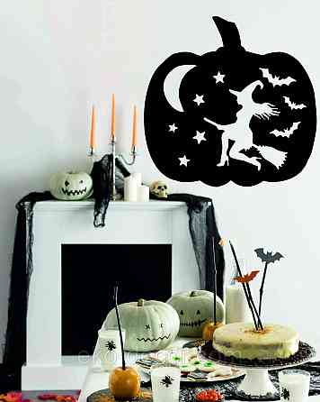 Декоративное настенное 3D Панно «Ведьма», Декор на стену с объемом Киев