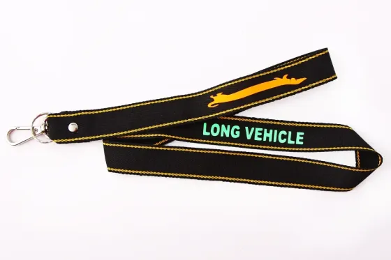 Шнурок на шию для ключів з карабіном Long Vehicle (такса) Вінниця
