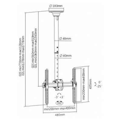 Кронштейн ITech CELB-54S Винница