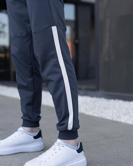 Демісезонний спортивний костюм Pobedov Black moon. Темно-сірий спортивний костюм для чоловіків Київ - фото 8