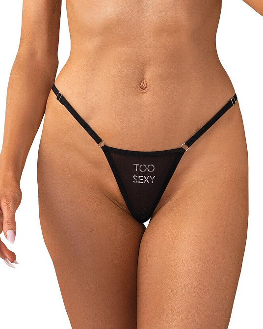 Трусики Obsessive Violami Sexy thong L/XL Sex Aura Київ - фото 1