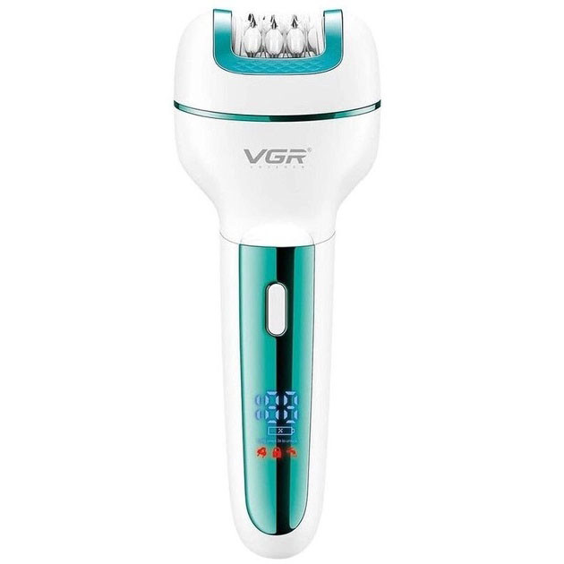 Терка для педикюрної обробки стоп VGR V-732, Багатофункціональна жіноча бритва, Насадка пемза для п'ят YX-23 Львів - фото 1