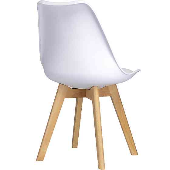 Комплект стільців на кухню Doros Бін (2 шт.) 49х43х84 см Білий (DRS-011397) Дніпро