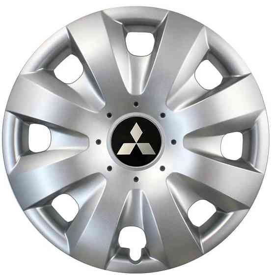 Автомобильные модельные колпаки R15 Mitsubishi 321 4шт, SJS, серебряные Киев