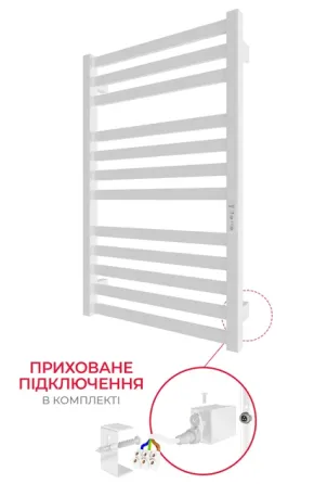 Электрический полотенцесушитель HF Oxford  770х530 TR K белый мат Киев