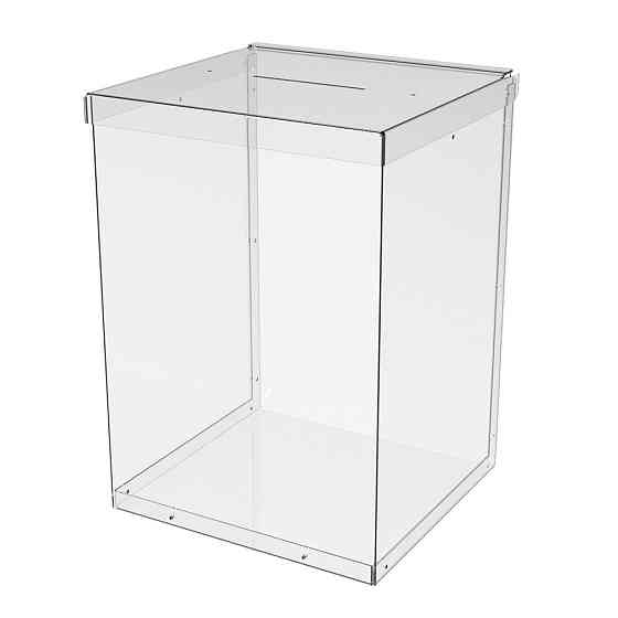 Ящик EKOSTAR без замка для пожертвований и сбора денег 215x200x300. Объем 13 литров Киев