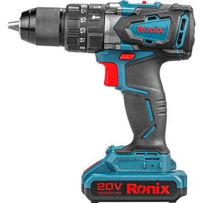 Шуруповерт Ronix ударний акумуляторний 20В, 2Ah х 2 (8905K) Вінниця - фото 8