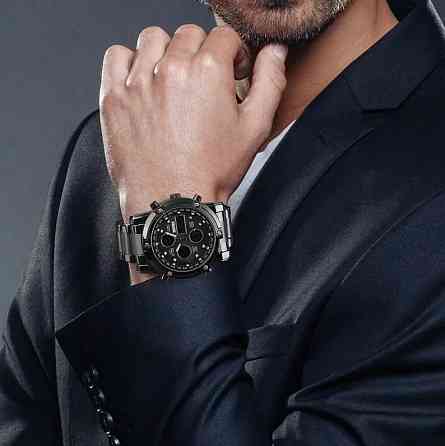 Классические наручные часы Skmei 1389 черные Киев