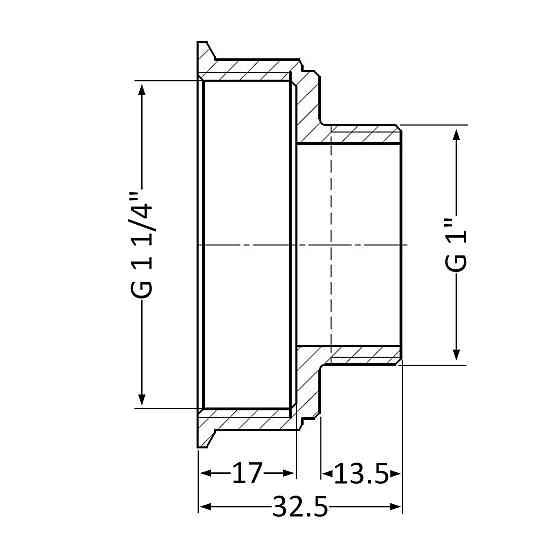 Перехідник Thermo Alliance Standart 1 1/4"х1" ВН SD4093225 Київ