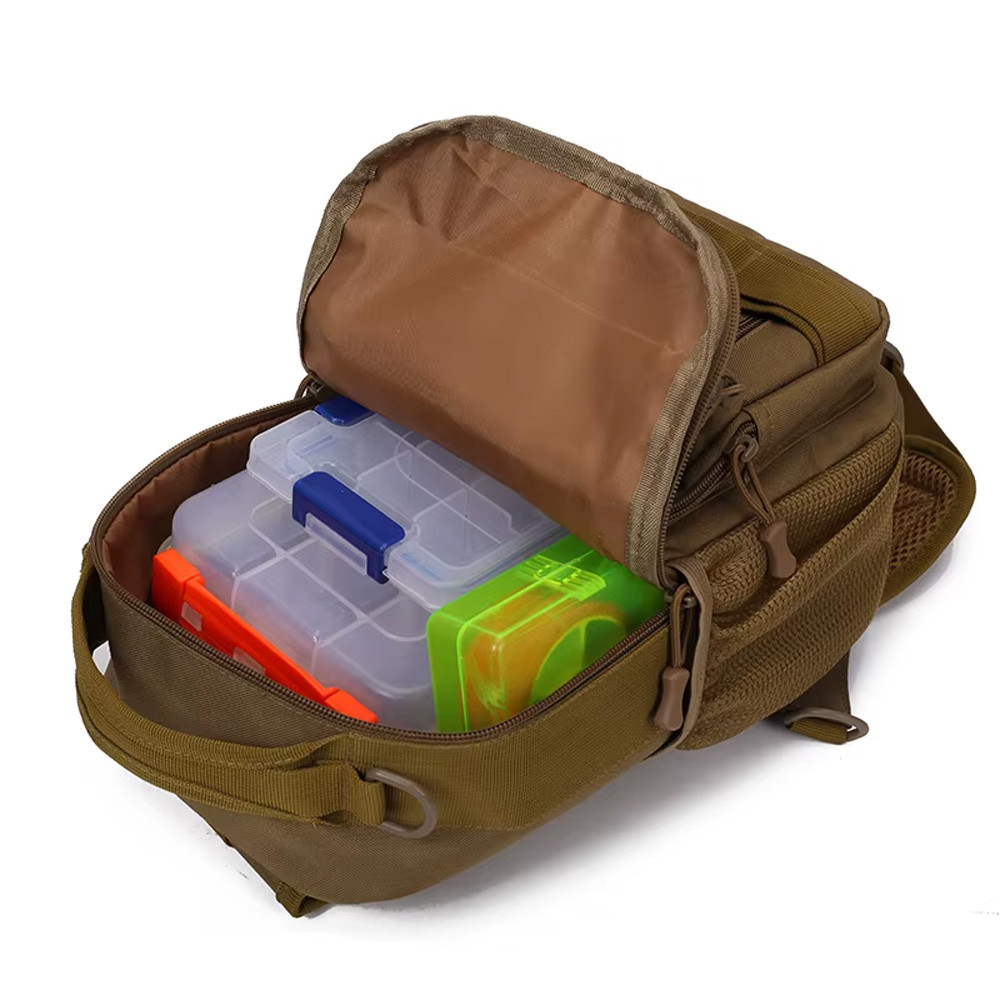 Сумка для рыболовных приманок,через плечо,33х19х14см,Коричневый SBR Киев - изображение 7