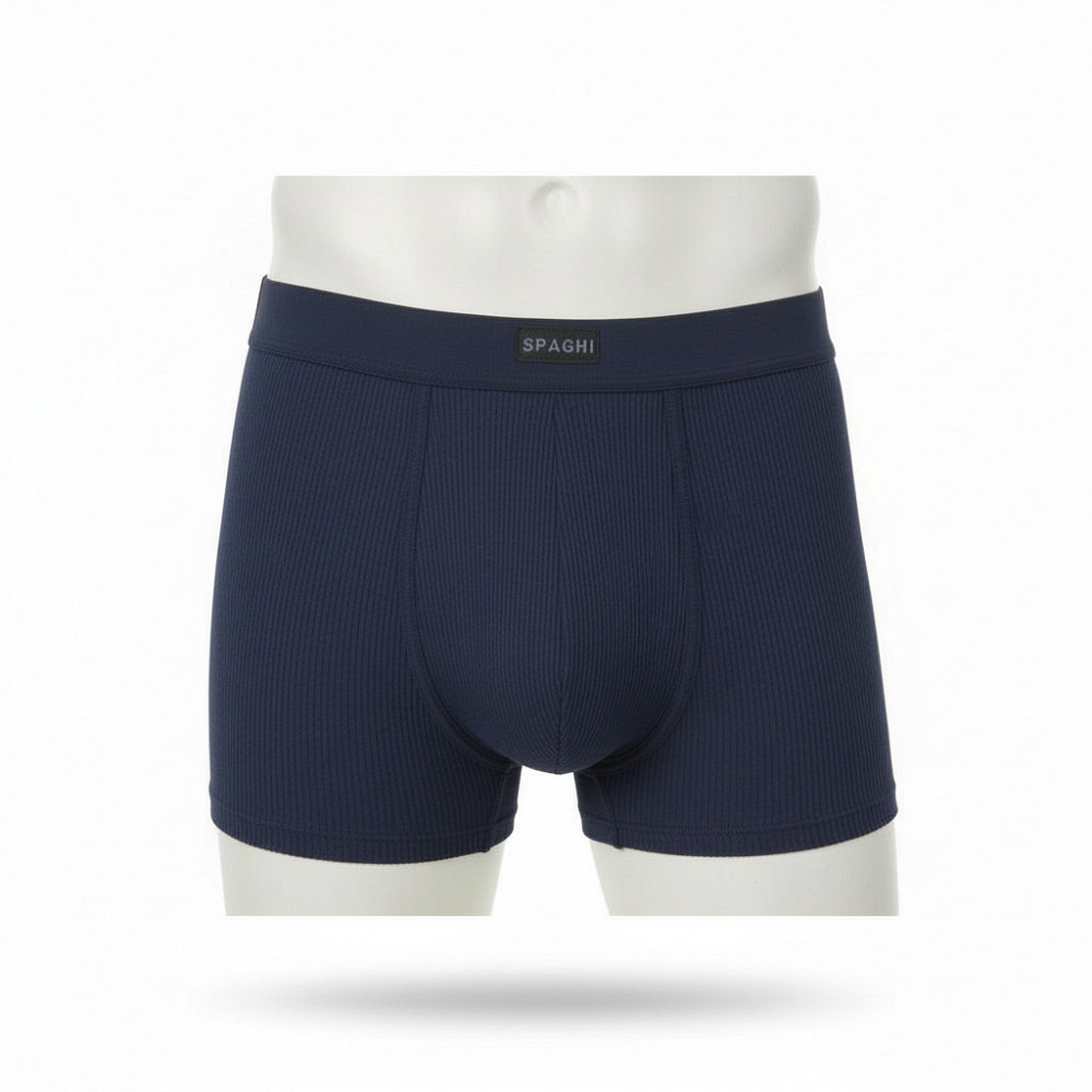 Мужские трусы-боксеры из хлопка (cotton) 2XL Темно-синий, L Харьков - изображение 2