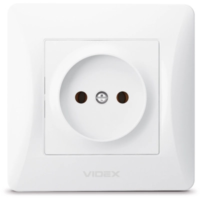 Розетка Videx BINERA 1ая (VF-BNSK1-W) Вінниця - фото 1