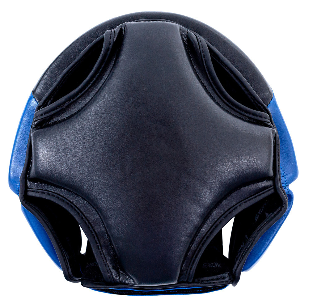 Боксерский шлем турнирный синий Leone Junior Black размер L/XL Киев - изображение 8
