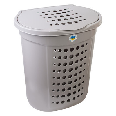 Корзина для белья Алеана Овальная Какао 60 л (алн 122053/какао) Винница - изображение 1