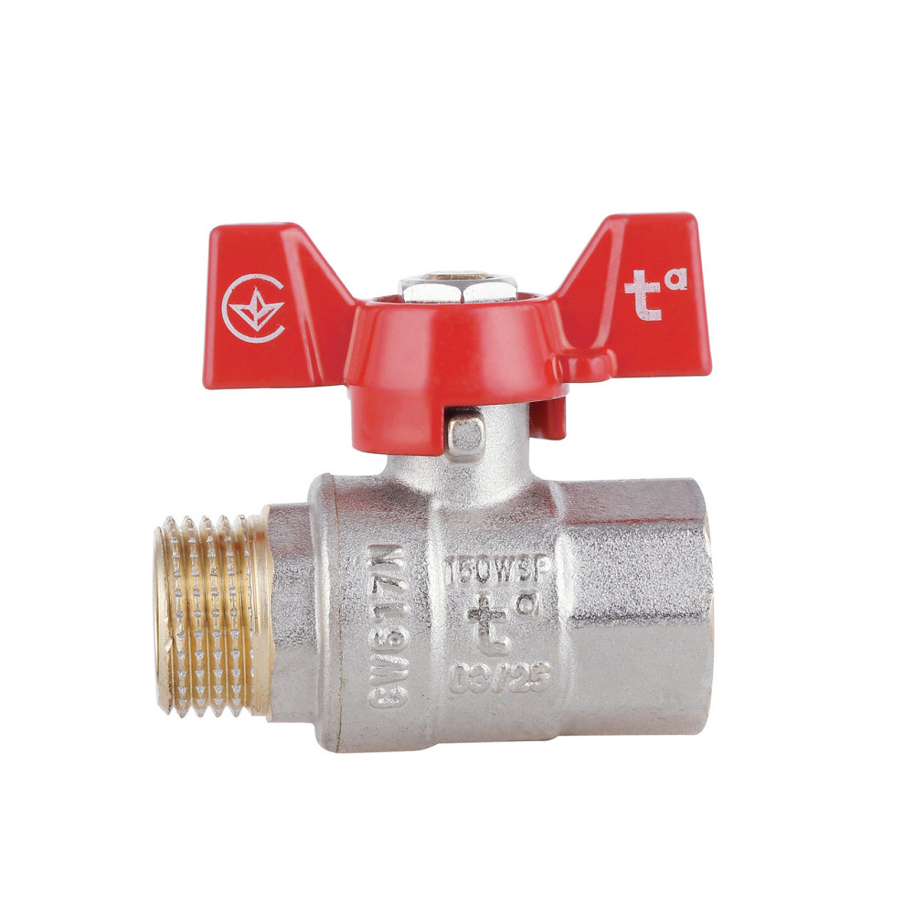 Кран кульовий Thermo Alliance Standart 1/2" ВН для води (метелик) SD607NW15PN40 Київ - фото 12