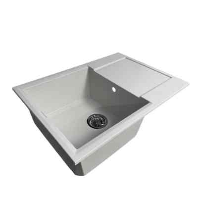 Мойка кухонная Adamant Horizon Medium Old Stone + змішувач (4824296104410) Винница